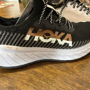 Men’s size 8.5 HOKA One One Carbon X3 black and gold Proflyx
